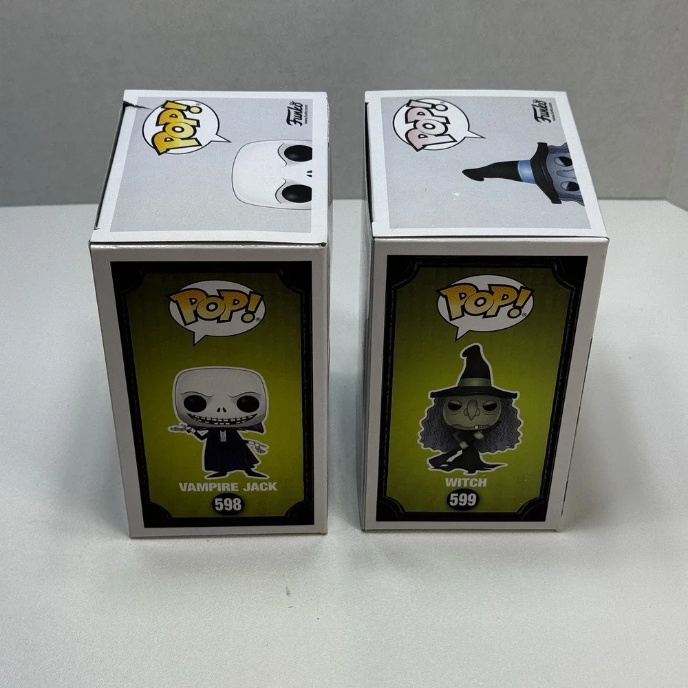 4 Funko Pop Disney Nightmare Before Christmas Figures 598, 599, 600 & 601